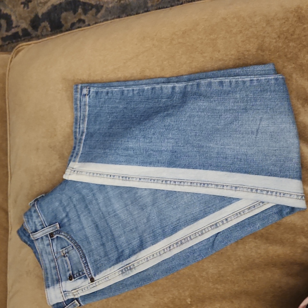 Just Black Denim  Skinny Jeans with  Size 26 Cotton... White strips on the sides